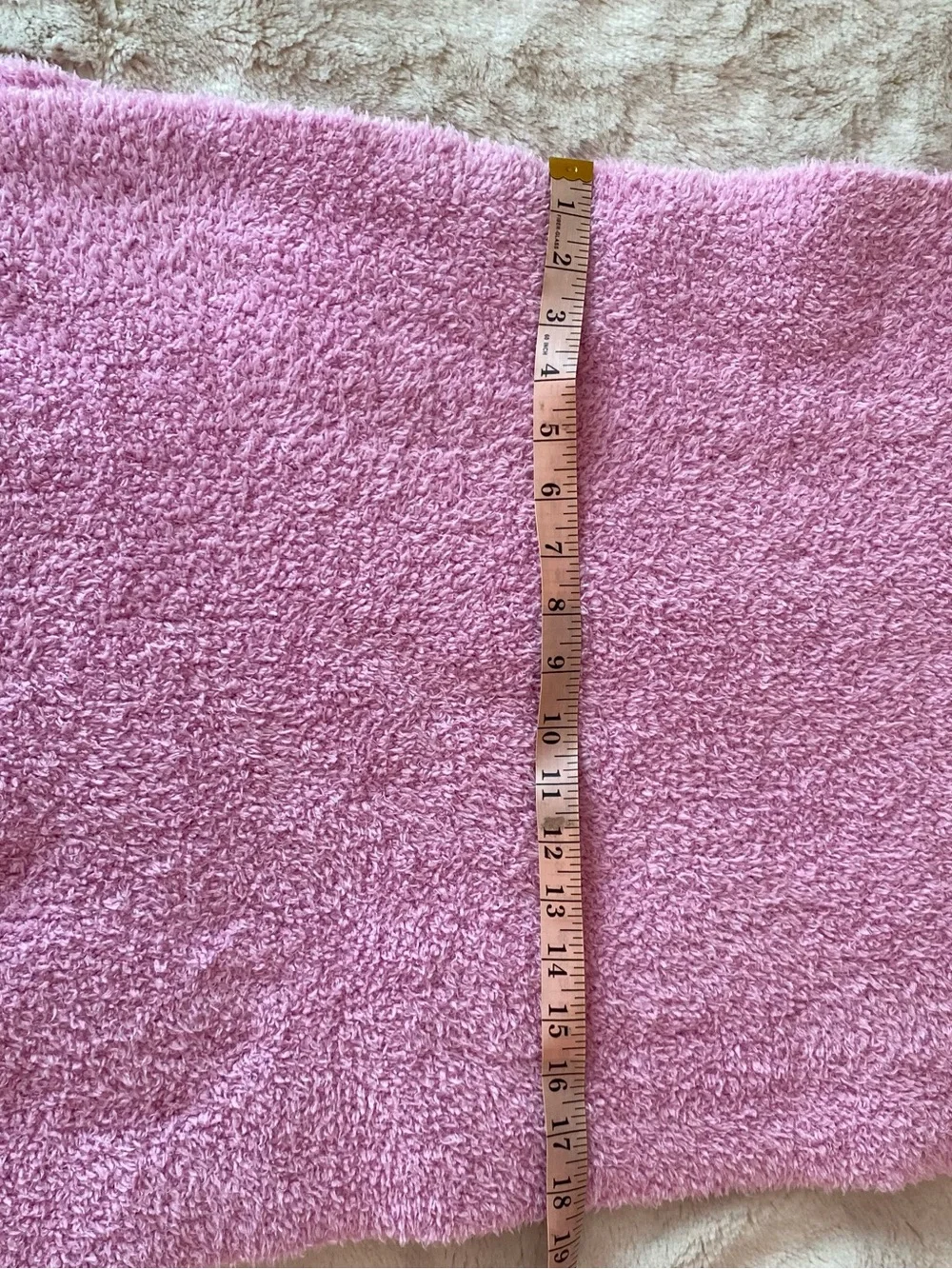 Skims pink Cozy scarf